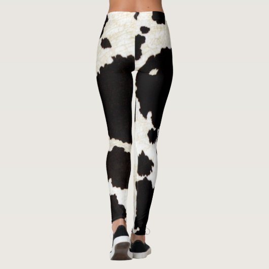 Cowgirl Rustic Country Cow Skin Leggings (Achterkant)