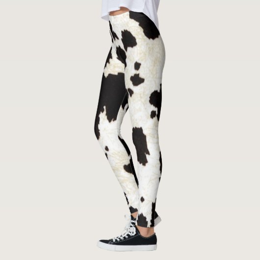 Cowgirl Rustic Country Cow Skin Leggings (Links)