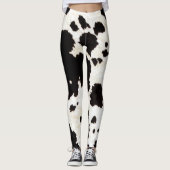 Cowgirl Rustic Country Cow Skin Leggings (Voorkant)