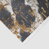 Cowgirl rustiek Western land hout decoupage Tissuepapier (Detail)