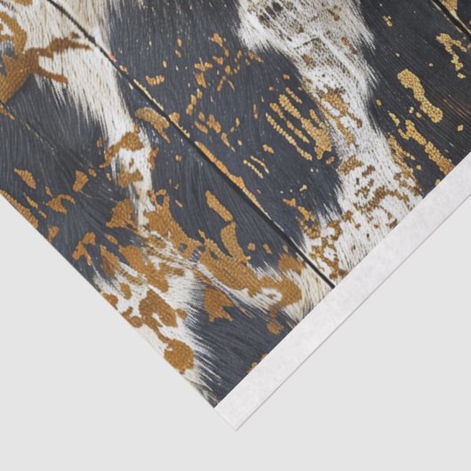 Cowgirl rustiek Western land hout decoupage Tissuepapier (Detail)