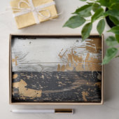 Cowgirl rustiek Western land hout decoupage Tissuepapier (Geschenk)