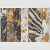 Cowgirl rustiek Western land hout decoupage Tissuepapier (Voorkant)