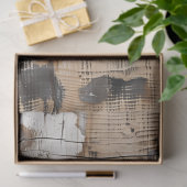 Cowgirl rustiek Western land hout decoupage Tissuepapier (Geschenk)