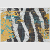 Cowgirl rustiek Western land hout decoupage Tissuepapier (Voorkant)