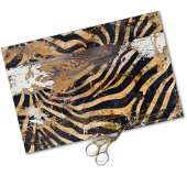 Cowgirl rustiek Western land hout decoupage Tissuepapier