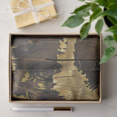 Cowgirl rustiek Western land hout decoupage Tissuepapier (Geschenk)