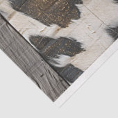 Cowgirl rustiek Western land hout decoupage Tissuepapier (Detail)