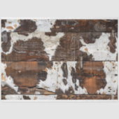 Cowgirl rustiek Western land hout decoupage Tissuepapier (Voorkant)