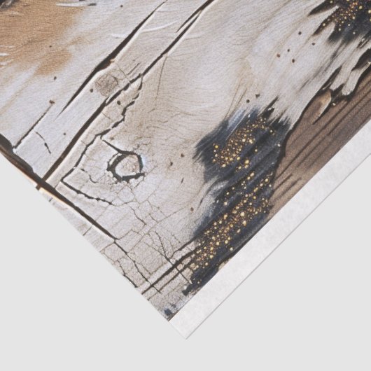 Cowgirl Rustieke Westerne Chic Dier Decoupage Tissuepapier (Detail)