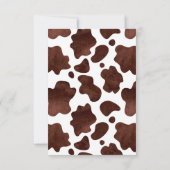 Cowgirl saddle op verjaardagsfeestje bedankt (Achterkant)