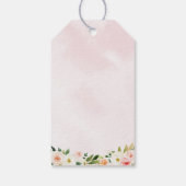 Cowgirl saddle up Horse Pony Birthday Cadeaulabel (Achterkant)