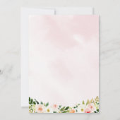 Cowgirl saddle up Horse Pony Birthday Kaart (Achterkant)