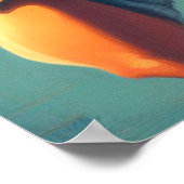 Cowgirl schilderij Poster (Hoek)