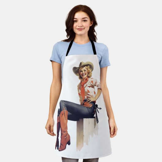 Cowgirl Schort (Gedragen)