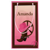 Cowgirl SGB Klein Cadeauzakje (Achterkant)