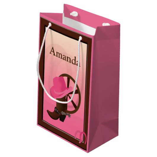 Cowgirl SGB Klein Cadeauzakje (Achterkant Gekanteld)