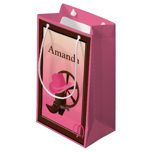 Cowgirl SGB Klein Cadeauzakje (Voorkant Gekanteld)