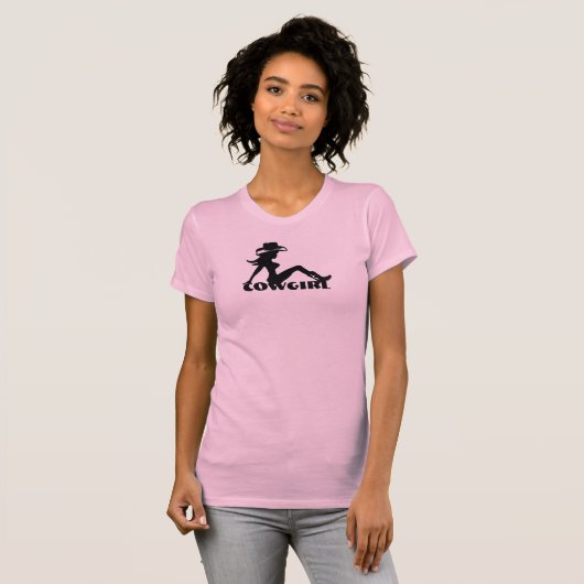 COWGIRL-SHIRT T-SHIRT (Voorkant volledig)