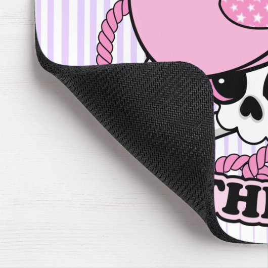 Cowgirl Skull Muismat (Hoek)