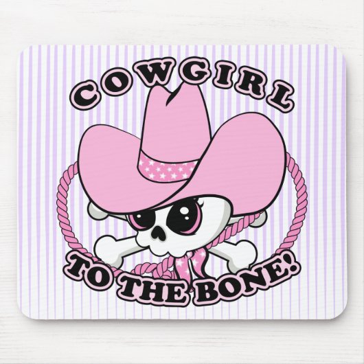 Cowgirl Skull Muismat (Voorkant)