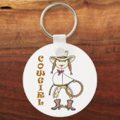 Cowgirl Sleutelhanger (Voorkant)
