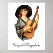 Cowgirl Songstress Poster (Voorkant)