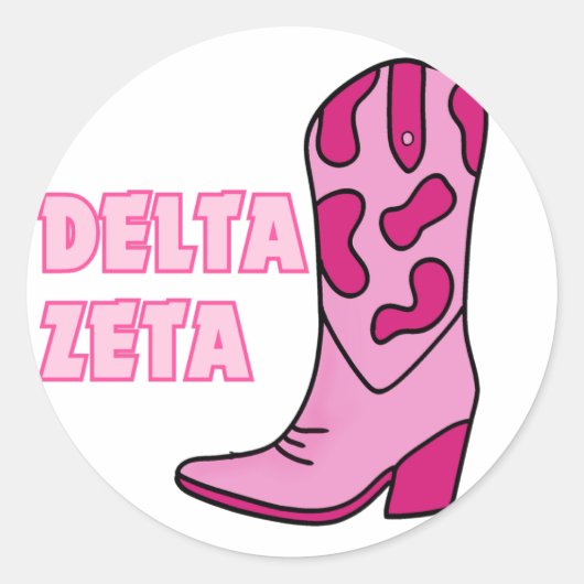 Cowgirl Sorority Sticker (Voorkant)