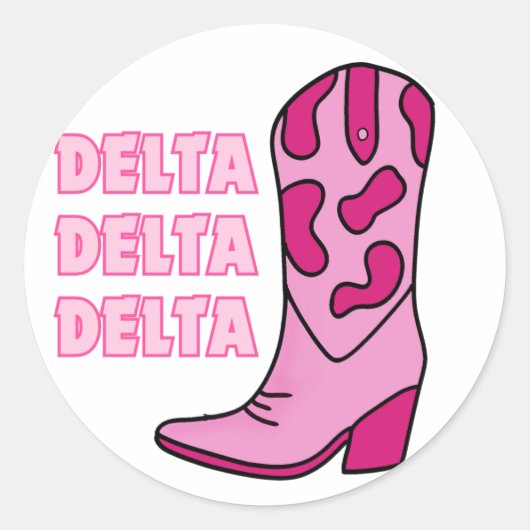 Cowgirl Sorority Sticker (Voorkant)