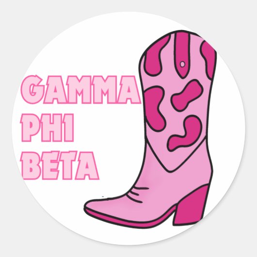 Cowgirl Sorority Sticker (Voorkant)