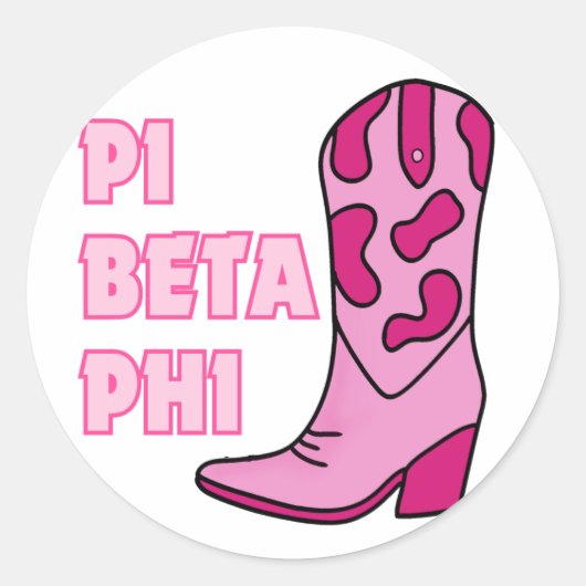 Cowgirl Sorority Sticker (Voorkant)