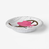 Cowgirl Specialized Birthday Party Rustic Papieren Kommen (Gebogen)