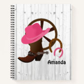Cowgirl Specialized Rustic Notitieboek (Voorkant)