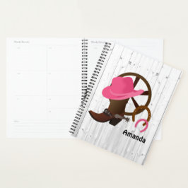 Cowgirl Specialized Rustic Planner