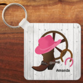 Cowgirl Specialized Rustic Sleutelhanger (Voorkant)