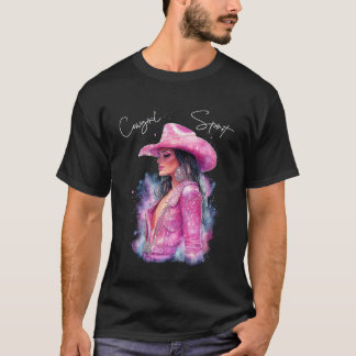 Cowgirl Spirit Roze Country Concert Outfit Vrouwen T-shirt