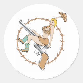 Cowgirl Sticker