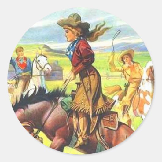  Cowgirl Stickers (Voorkant)