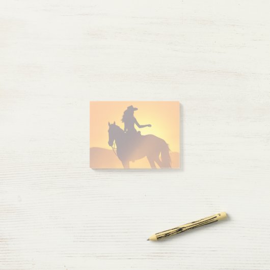 Cowgirl Sticky Notes (Op bureau)