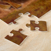 Cowgirl Stierworstelen Legpuzzel (Zijkant)