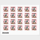 Cowgirl stijl Reining Horse Sticker (Vel)