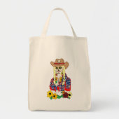 Cowgirl Sugar Skull Tote Bag (Voorkant)