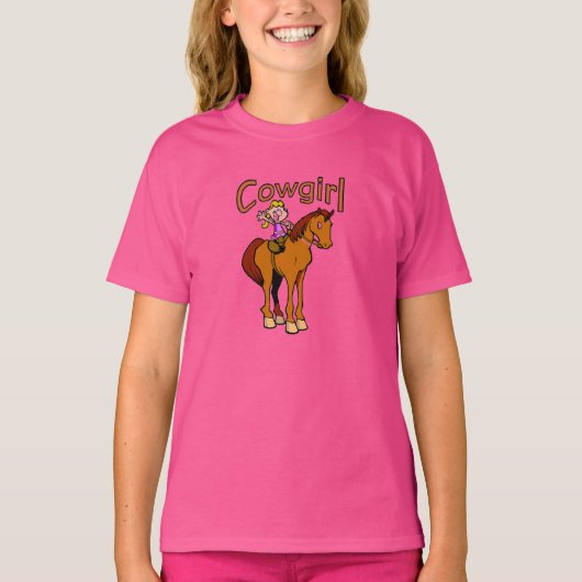 Cowgirl T-shirt (Voorkant)