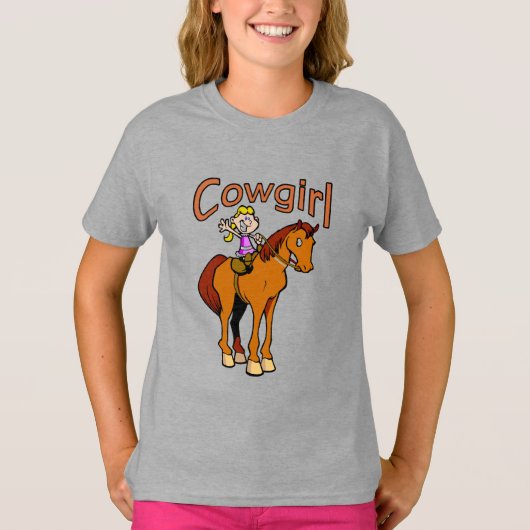 Cowgirl T-shirt (Voorkant)