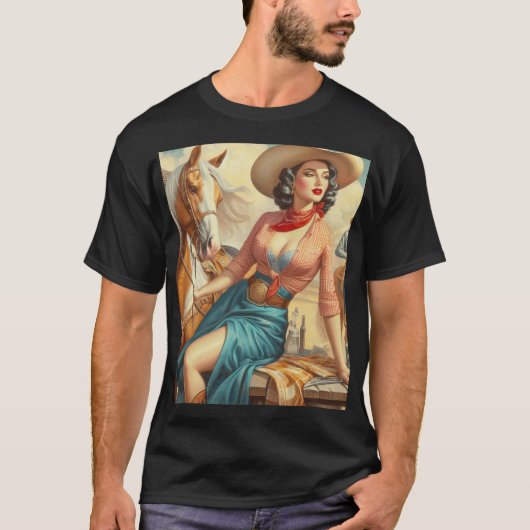  Cowgirl T-shirt (Voorkant)