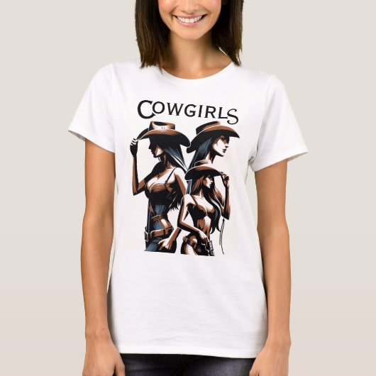 Cowgirl T-shirt (Voorkant)