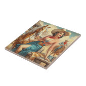  Cowgirl Tegeltje (Zijkant)