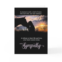 Cowgirl Tender Moment Pet Sympathiekaart