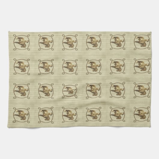  Cowgirl Theedoek (Horizontaal)