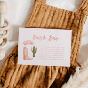 Cowgirl Thema Boek Aanvraag Informatiekaartje